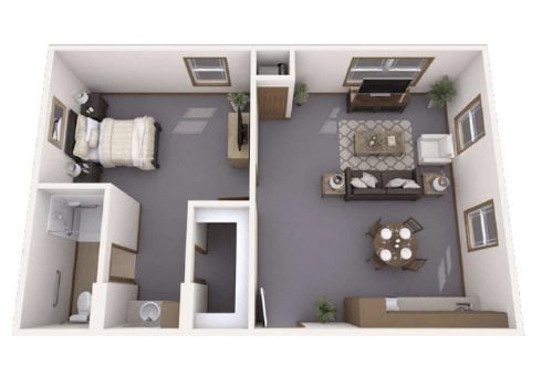 Maple floor plan